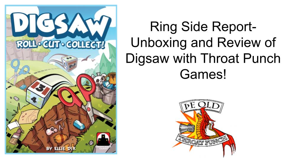 Ring Side Report-Board Game Review of Digsaw
